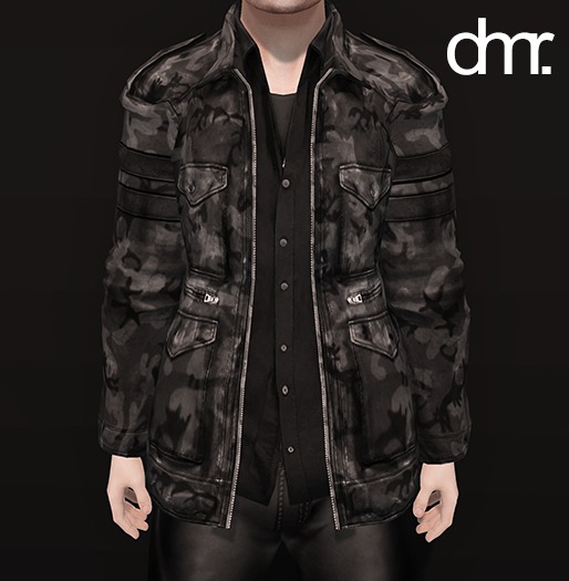 [DR] Jacket Military CTP Army Grey ::Mesh::