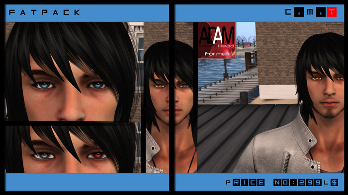 - I -  (ESTYLE FAT) Pack 4EYE'S IN ONE (2)(Multi Colored)