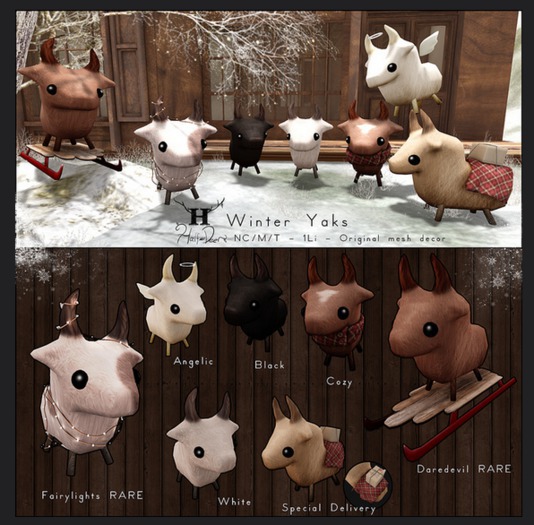 +Half-Deer+ Winter Yak - Fairylights RARE