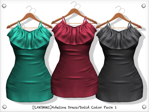 [LAKSHMI]Adeline Dress/Solid Color Pack 1