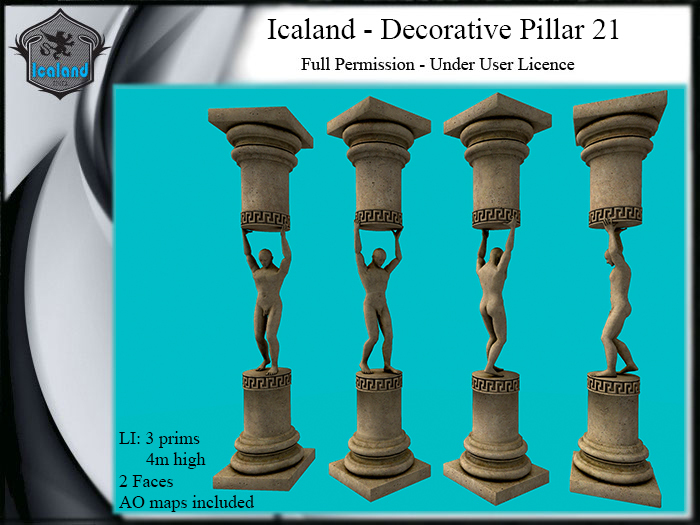 Icaland - Decorative Pillar 21