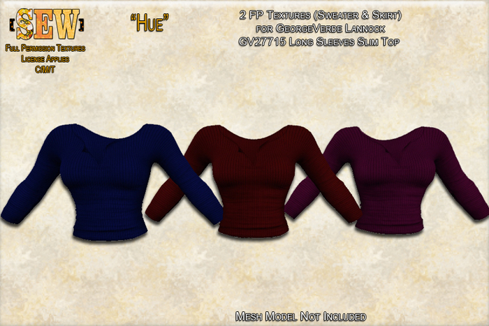 [SEW] FP Tex GV27715 Long Sleeves Slim Top Hue