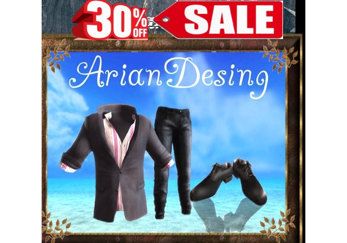 Box *Arian Desing Casual Men Blue