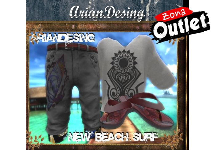 Box *Arian Desing Beach Linen Men Grey