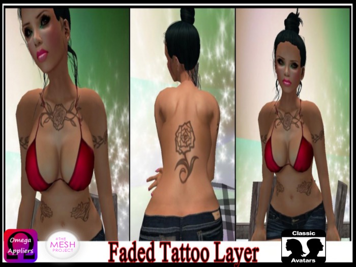**SDI** Faded Flower Garden Tattoos