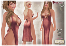 [V/W] Mirian Rose - Open side fantasy dress