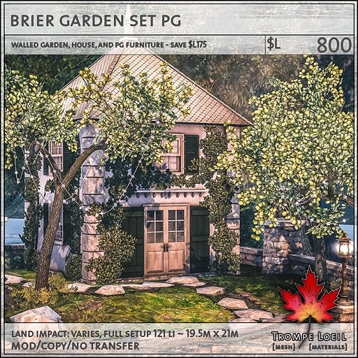 Trompe Loeil - Brier Garden Set PG [mesh]