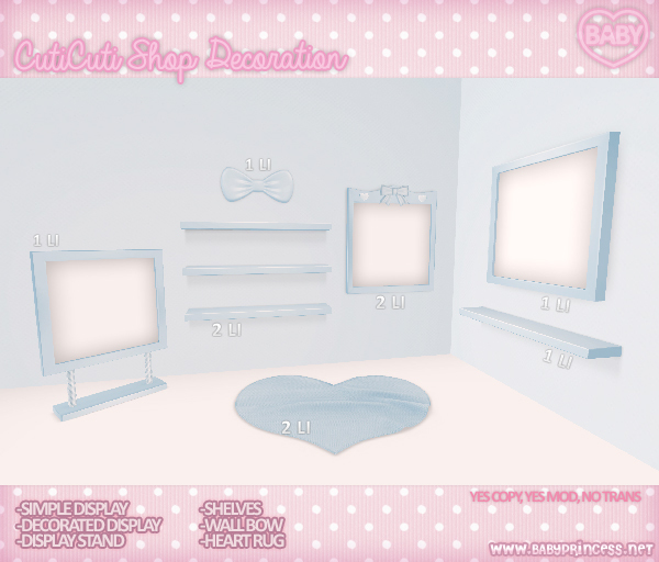 :*BABY*: CutiCuti Shop Set - BLUE