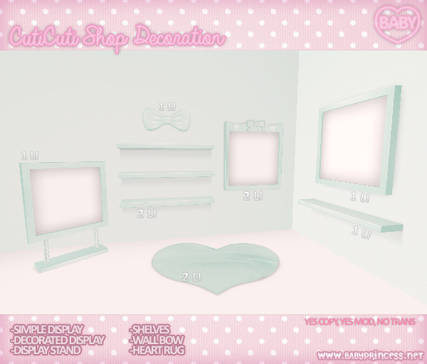 :*BABY*: CutiCuti Shop Set - CYAN