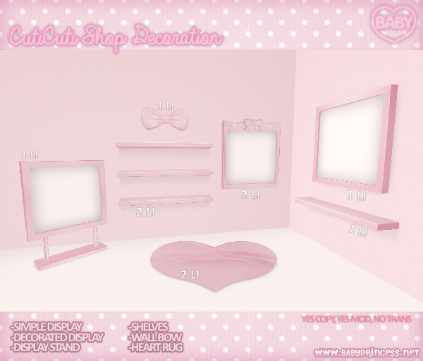 :*BABY*: CutiCuti Shop Set - PINK