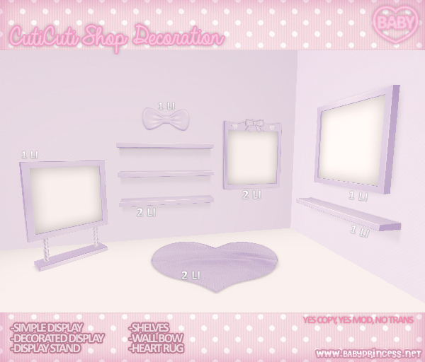 :*BABY*: CutiCuti Shop Set - PURPLE