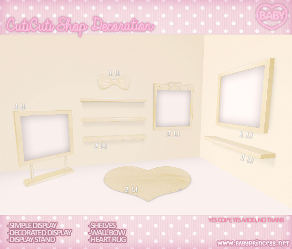 :*BABY*: CutiCuti Shop Set - YELLOW