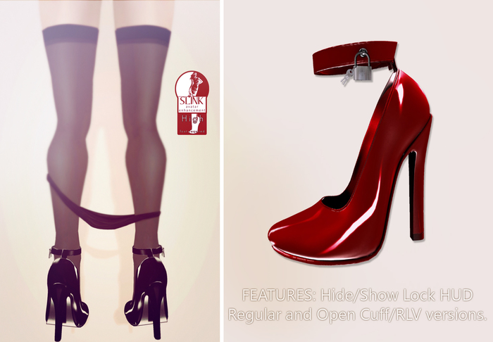 *BOOM* Lase Classic Lock Pumps (cherry)