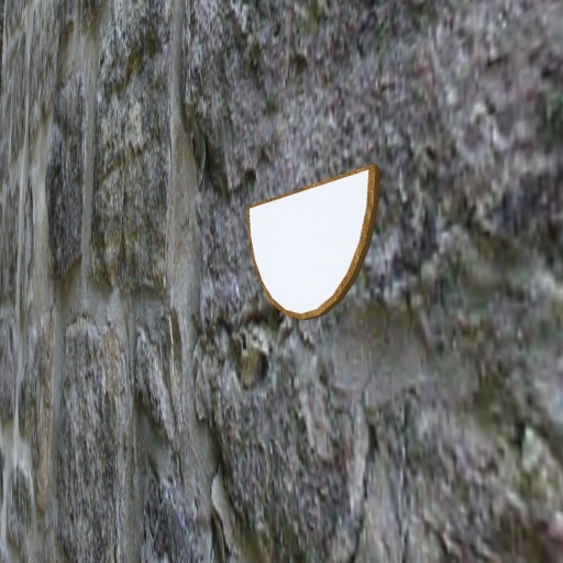 Rock's Brass Flat Half-Round Sconce