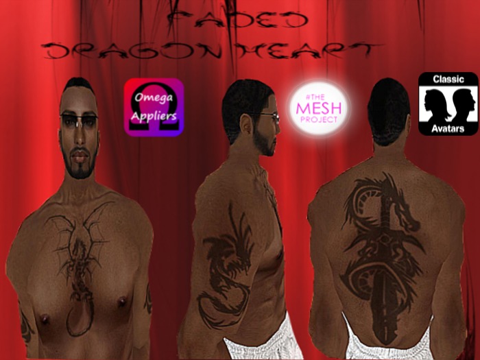 **SDI** Faded DragonHeart Tattoo