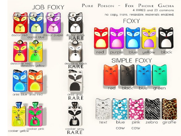 Pure Poison - Fox Phone -Detective Gray BOXED - RARE