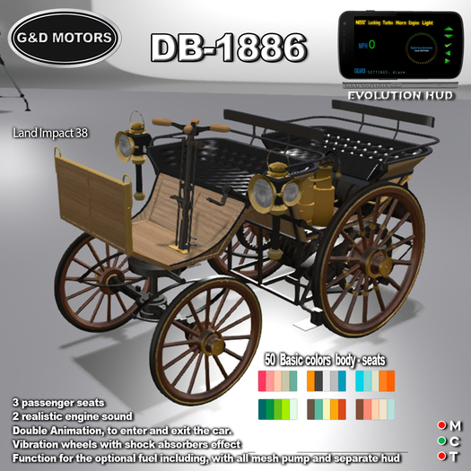 G&D MOTORS DB-1886