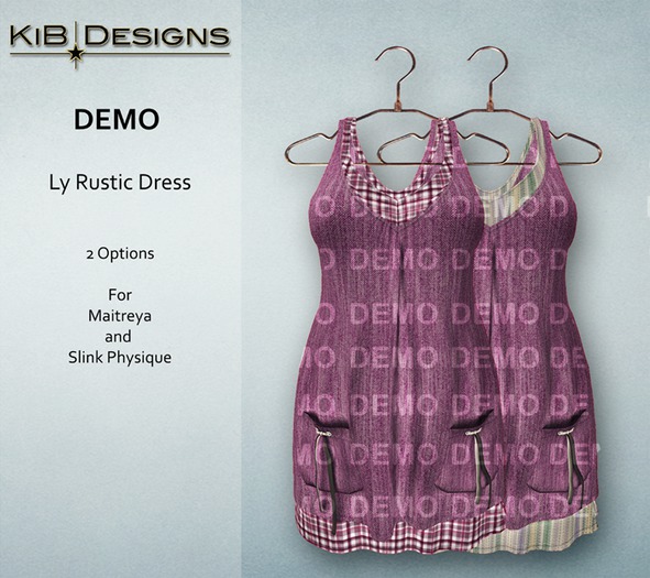 KiB Designs - Ly Rustic Dress -DEMO