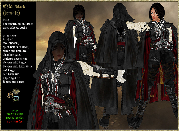 Ezio black female (Incl. Omega)