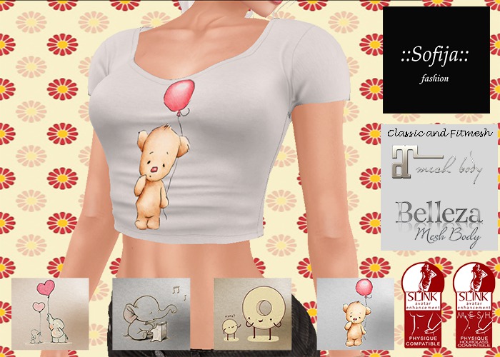 ::SF:: Cute Crop Tee Fatpack 1.0