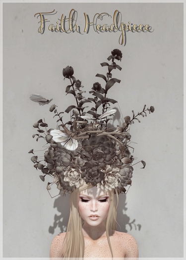 Belle Epoque { Faith Headpiece } Black