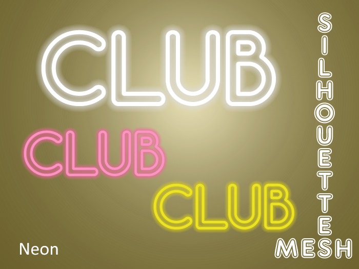 Mesh Silhouettes * Neon - Club
