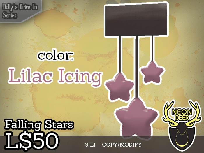 [[Neon Deer]] Dolly's Drive-In - Falling Stars - LilacIcing BOX