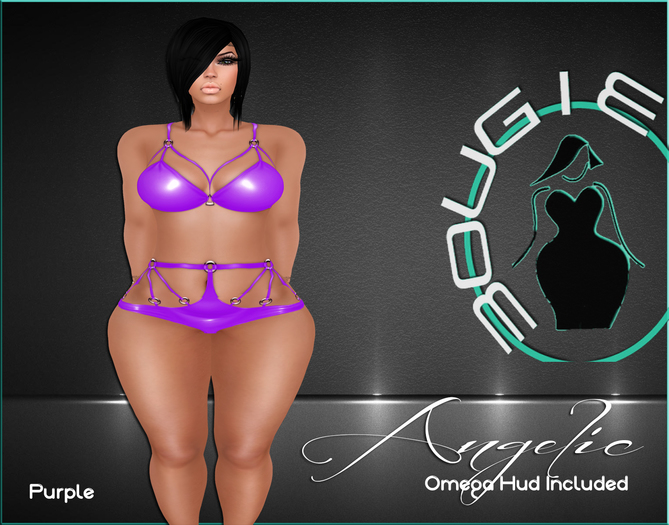 ::!Bougie!::Angelic Leather Purple