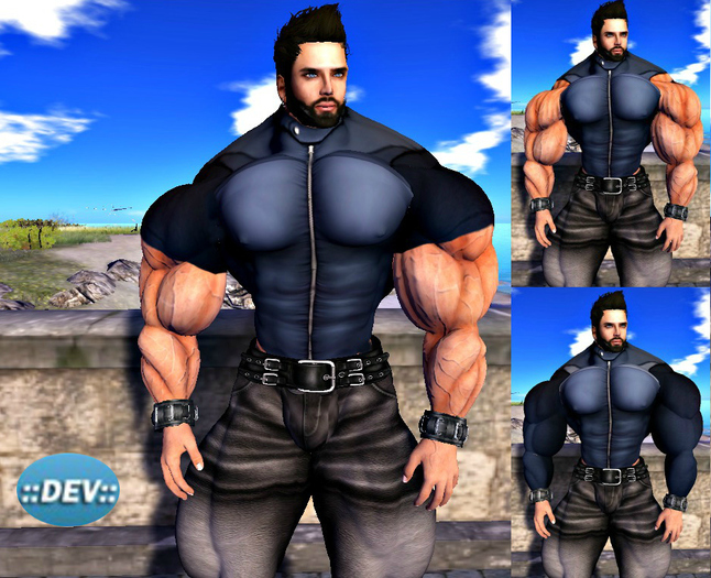 [D.Cavalieri] - Blue Zip Shirts