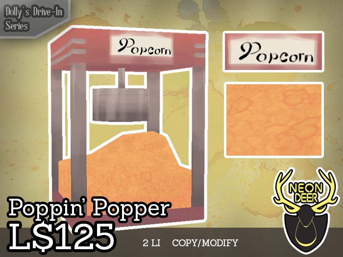 [[Neon Deer]] Dolly's Drive-In - Poppin' Popper