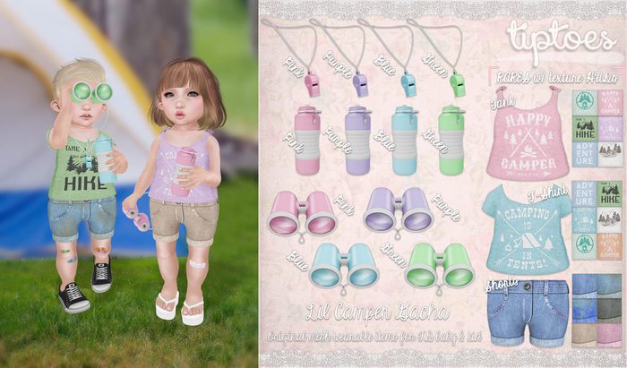 . tiptoes - Lil Camper - Safety Whistle - Green
