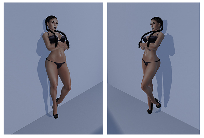 :::L.Pearl:::Poses BOX Against wall 1 & 1b