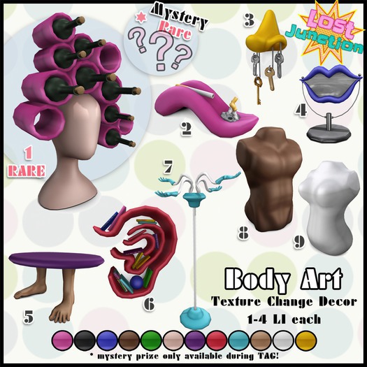 [LJ] Body Art Mystery RARE 