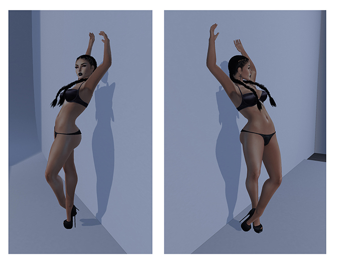 :::L.Pearl:::Poses BOX Against wall 9 & 9b