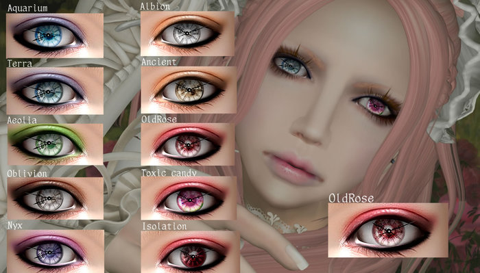 L+R Different Dimension eye OldRose