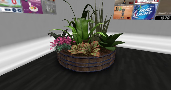RC Barrel Tropical Plants