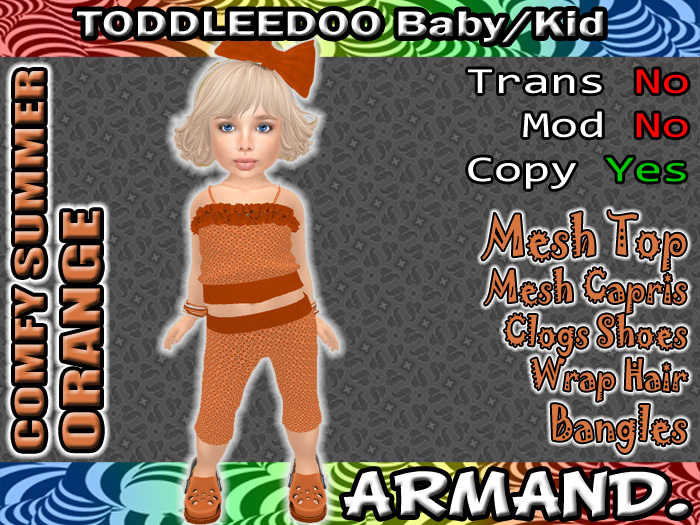 --ARMAND-- COMFY SUMMER - ORANGE