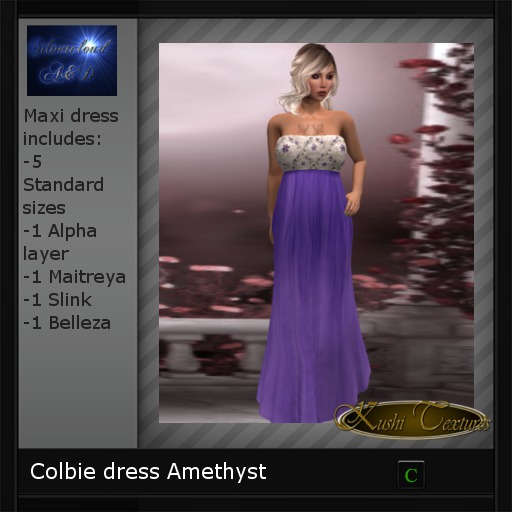 Colbie dress Amethyst