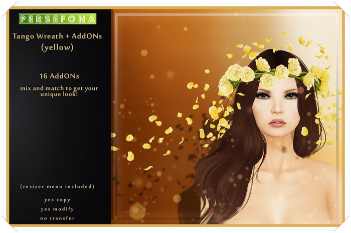 Persefona Tango Wreath + AddONs (yellow)