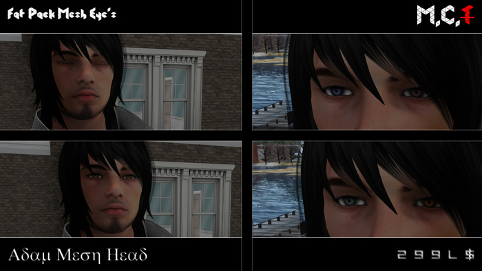 - I - Rai 4 Colored Mesh (Adam)Male Eye's