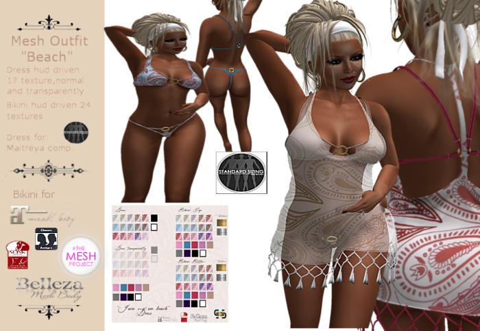 [ IBAN ] MESH OUTFIT BEACH