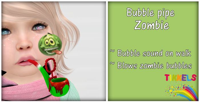 Tikkels Bubble Pipe Zombie