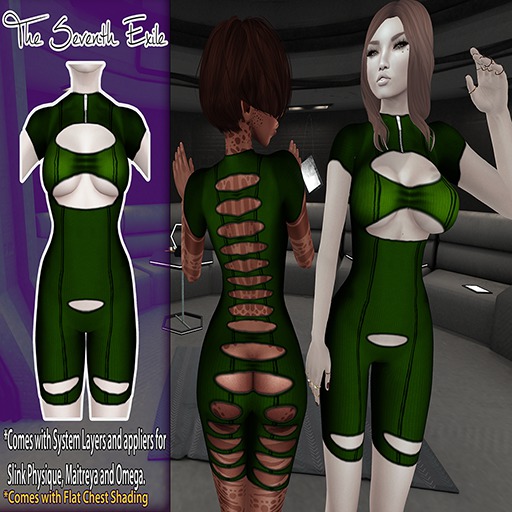 T7E: Slotted Suit - Deep Green