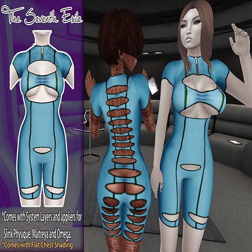T7E: Slotted Suit - Sky Green