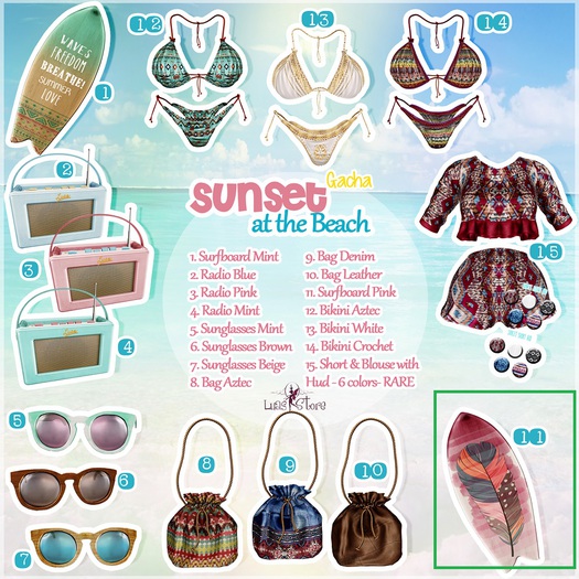 Luas Sunset Surfboard Pink