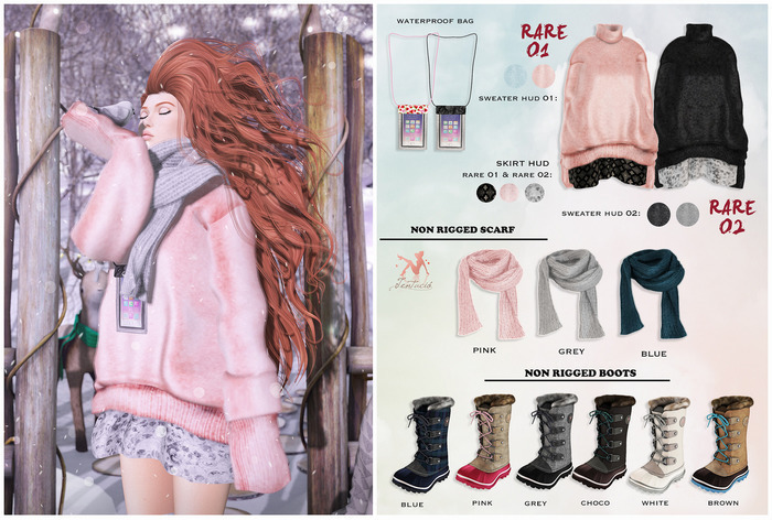 *Tentacio* Is snowing Boots. Pink