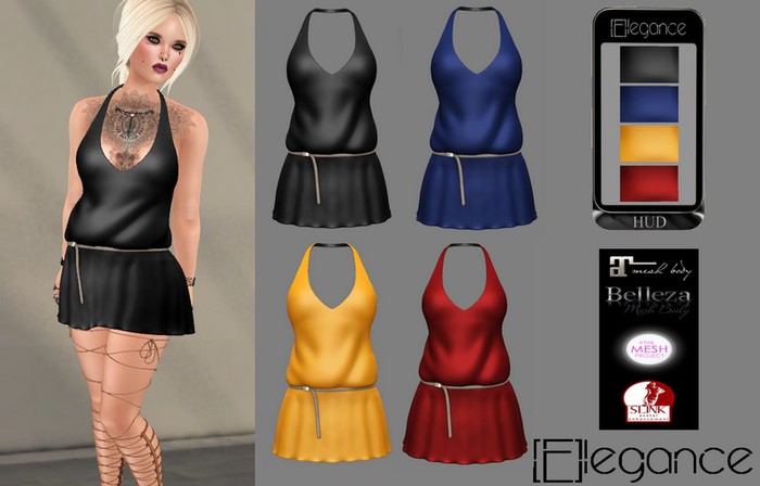 [E]legance Mini dress Basic LILY 