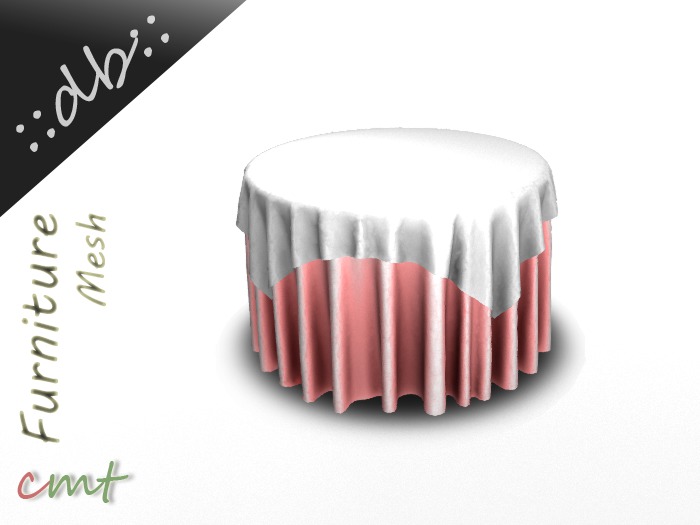 ::db:: Two Elegant Round Tables (smal & large) - Bittersweet