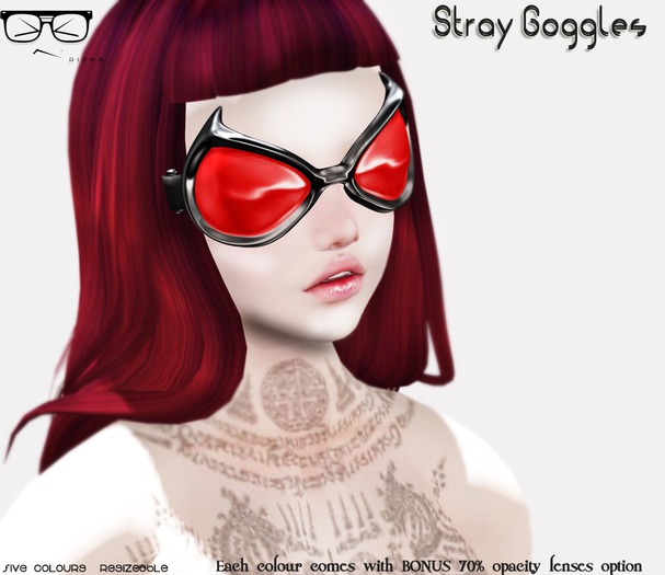 Riske - Stray Goggles - White (BOXED)