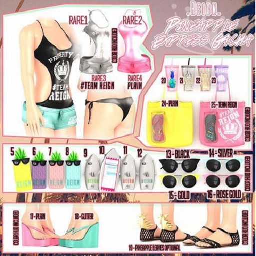 REIGN.- BEACH BUM SHORTIES- MAITREYA (TEAMREIGN)- #3 RARE